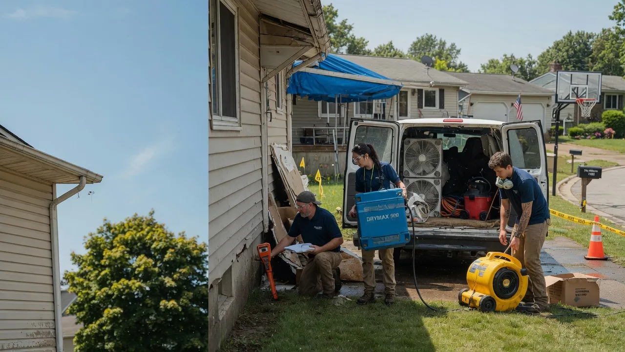 Ceiling Leak Cleanup in Eaton, IN near me